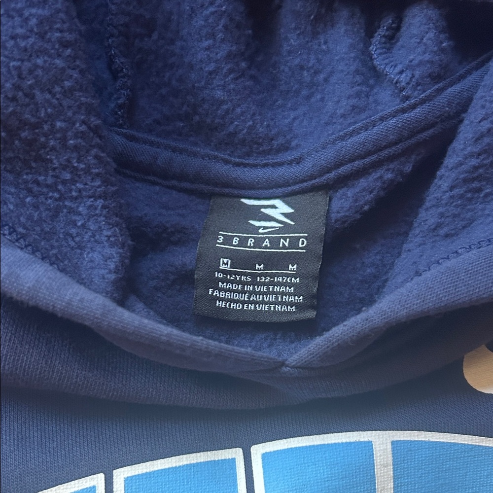 Nike Boy’s Blue Hoodie Sweater - Picture 3 of 4